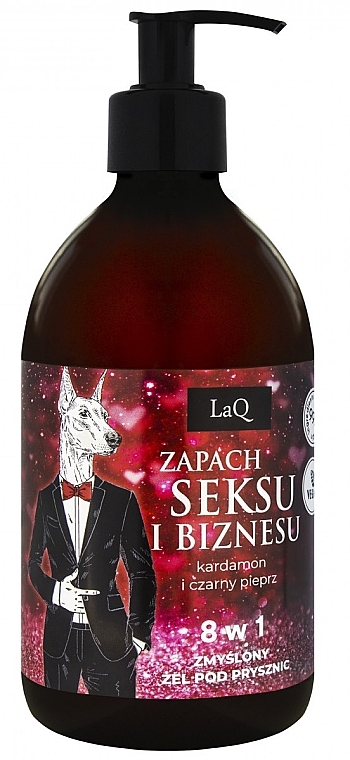 Żel pod prysznic - LaQ Doberman 8in1 Shower Gel Sex and Business Fragrance Limited Edition — Zdjęcie N1