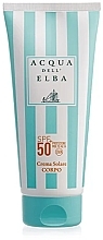 Kup Ochronny krem ​​do ciała - Acqua Dell'Elba Body Sun Cream SPF 50+