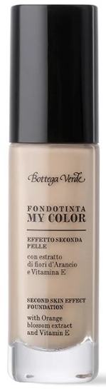 Podkład - Bottega Verde My Color Second Skin Effect Foundation With Orange Blossom Extract And Vitamin E  — Zdjęcie Almond