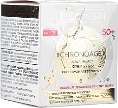 PRZECENA! Ujędrniający krem na noc do twarzy 50+ - Bielenda Chrono Age 24H Firming Anti-Wrinkle Night Cream * — Zdjęcie N3