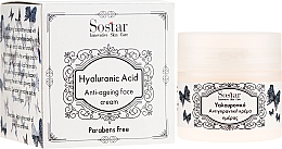 Kup Przeciwzmarszczkowy krem do twarzy z kwasem hialuronowym - Sostar Hyaluronic Acid Anti-Aging Face Cream 