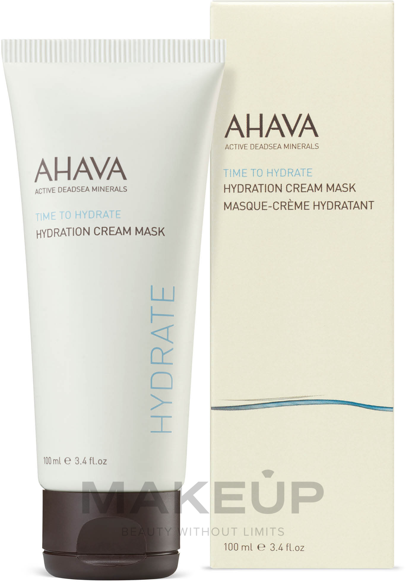 Krem-maska nawilżająca do twarzy - Ahava Time to Hydrate Hydration Cream Mask — Zdjęcie 100 ml