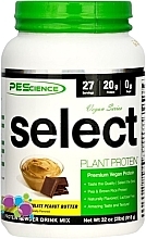 Suplement diety Czekoladowe masło orzechowe - PEScience Select Protein Vegan Series Chocolate Peanut Butter — Zdjęcie N2