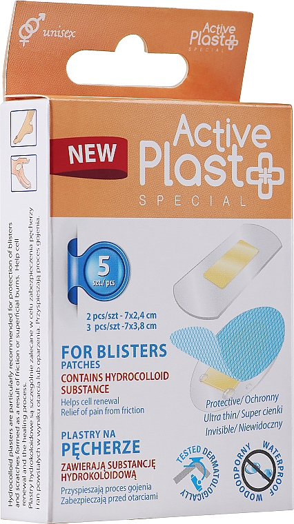 Plastry na pęcherze - Ntrade Active Plast Special For Blisters — Zdjęcie N1