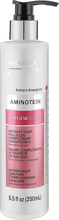 PRZECENA! Balsam aktywujący mieszki włosowe - Pharma Group Laboratories Aminotein + Impulse 1000 Conditioner * — Zdjęcie N2