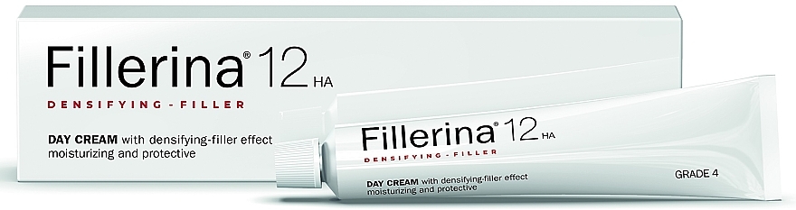 Krem do twarzy na dzień - Fillerina 12 HA Densifying Filler Day Cream Grade 4 — Zdjęcie N1