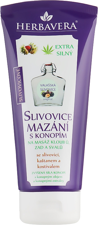 Balsam z olejem konopnym śliwkowo-konopnym - Herbavera — Zdjęcie N1