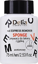 Zmywacz do paznokci w gąbce - Delia Sponge Nail Polish Remover Acetone — Zdjęcie N1