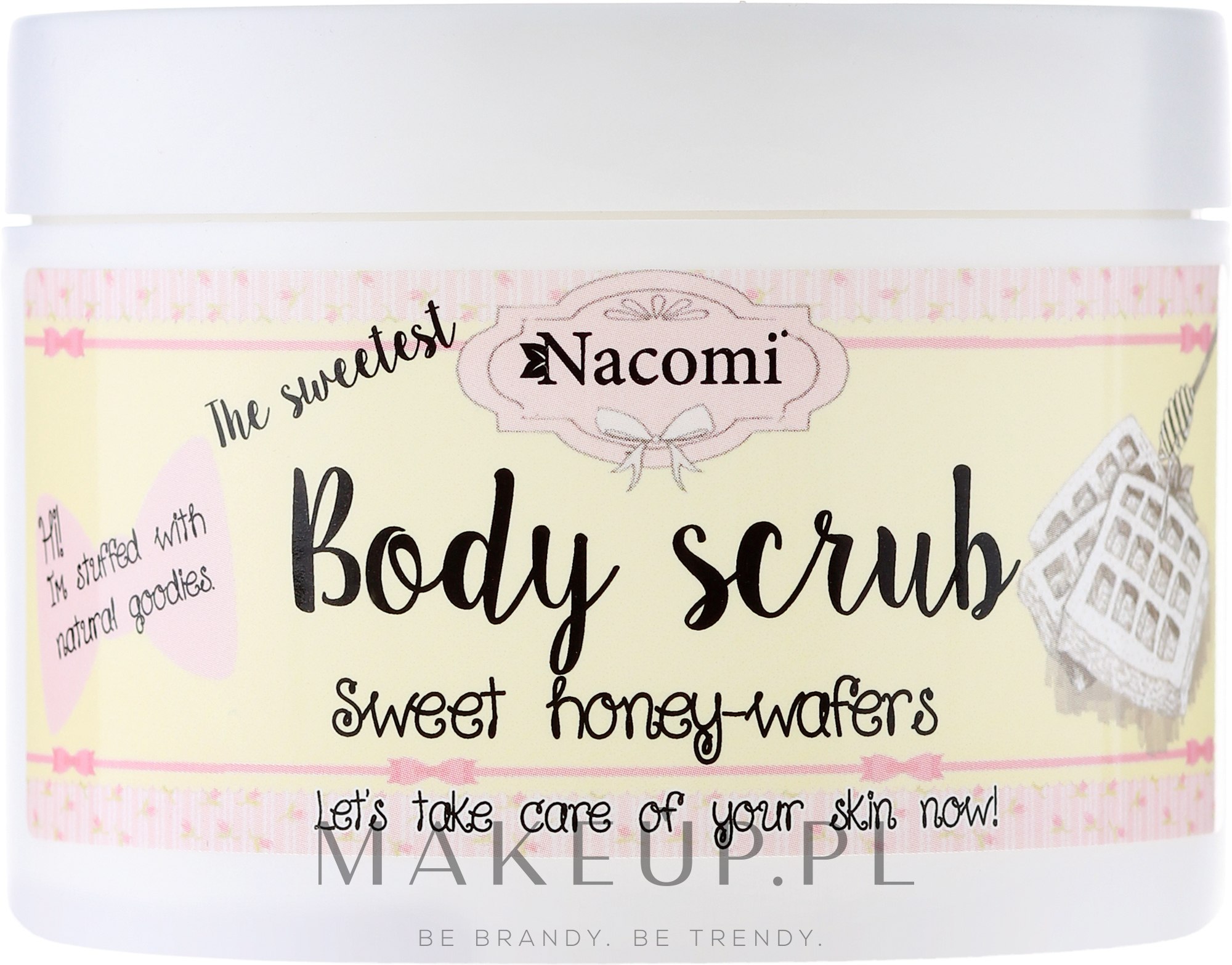 Scrub do ciała Miodowe gofry - Nacomi Body Scrub Sweet Honey Wafers — Zdjęcie 200 g