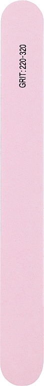 Pilnik do paznokci, 220-320, różowy - Inter-Vion — Zdjęcie N1