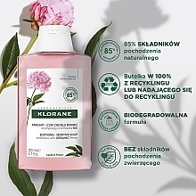 Kojący szampon do włosów z wyciągiem z piwonii - Klorane Soothing Shampoo With Peony Extract — Zdjęcie N3