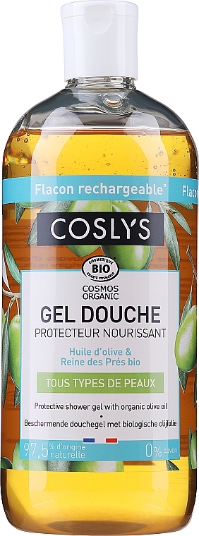 Ochronny żel pod prysznic z oliwą z oliwek - Coslys Protective Shower Gel With Organic Olive Oil — Zdjęcie N1