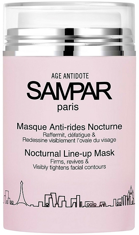 Przeciwzmarszczkowa maska na noc - Sampar Nocturnal Line up Mask — Zdjęcie N1