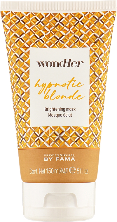 Błyszcząca blond maska ​​ - Professional By Fama Wondher Hypnotic Blonde Brightening Mask — Zdjęcie N1