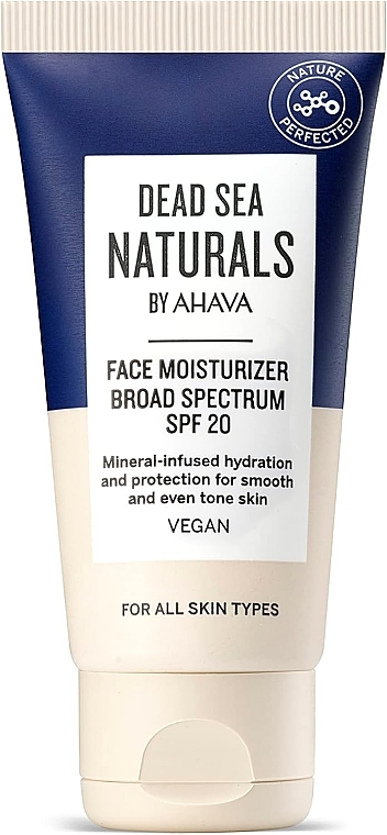 Krem do twarzy - Ahava Dead Sea Naturals Face Moisturizer SPF20 — Zdjęcie N1