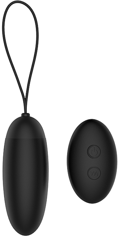 Jajko wibrujące - Dream Toys Pleasure Eggs Remote Dusky Pleaser Black — Zdjęcie N1