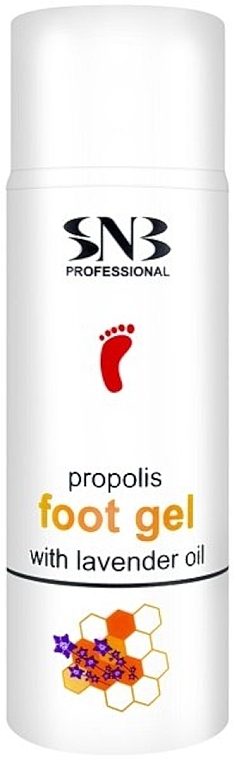 Żel do stóp z propolisem i olejkiem lawendowym - SNB Professional Foot Gel With Propolis And Lavender Oil — Zdjęcie N1