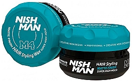 Kup Matowy wosk do stylizacji włosów - Nishman Matte Finish Super High Hold Wax M4