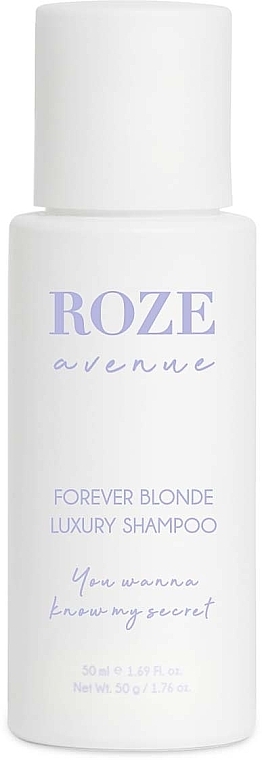 Szampon przeciw żółknięciu włosów blond - Roze Avenue Forever Blonde Luxury Shampoo — Zdjęcie N1