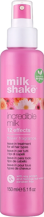 Mleczko do włosów bez spłukiwania 12 efektów - Milk_shake Incredible Milk Flower Fragrance — Zdjęcie N1