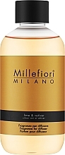 Wkład do dyfuzora zapachowego - Millefiori Milano Natural Lime & Vetiver Diffuser Refill — Zdjęcie N1