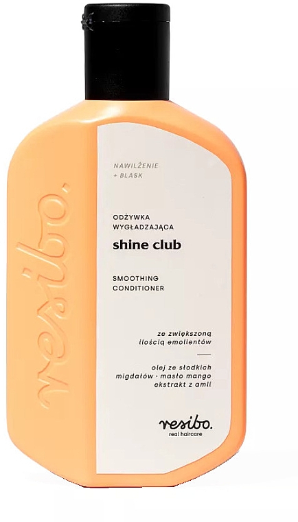 Wygładzająco-zmiękczająca odżywka do włosów - Resibo Shine Club Smoothing Conditioner — Zdjęcie N1