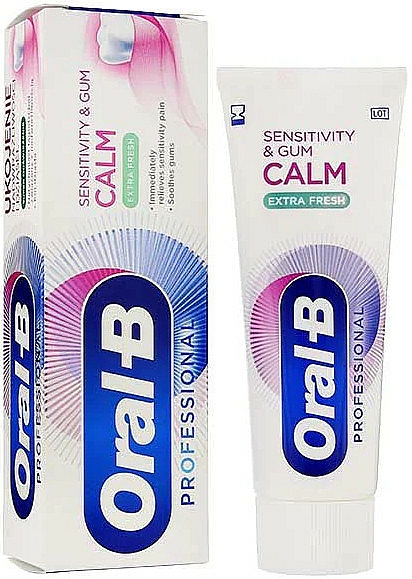 Pasta do zębów - Oral-B Professional Sensitivity & Gum Calm Extra Fresh — Zdjęcie N1