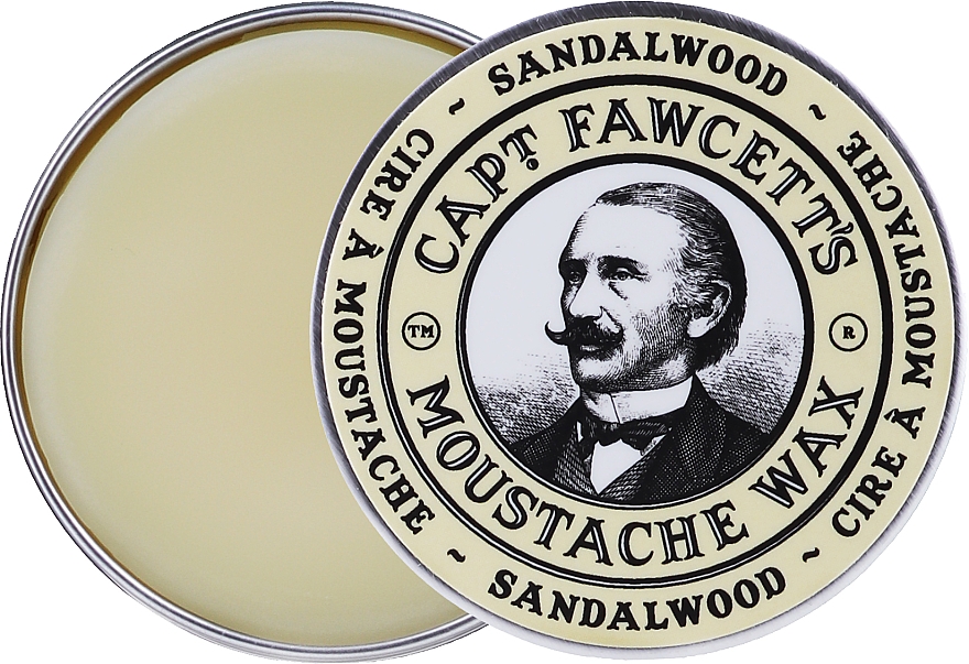 Wosk do wąsów - Captain Fawcett Sandalwood Moustache Wax — Zdjęcie N1
