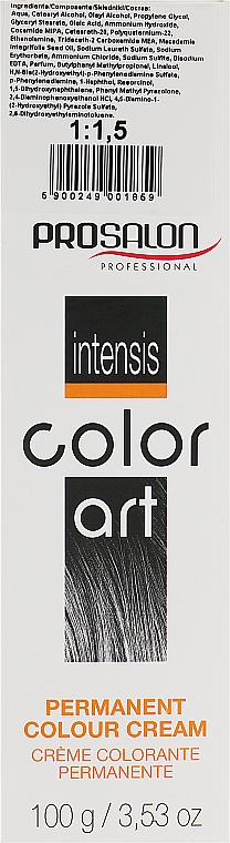 Trwała farba do włosów - Prosalon Intensis Color Art — Zdjęcie N3