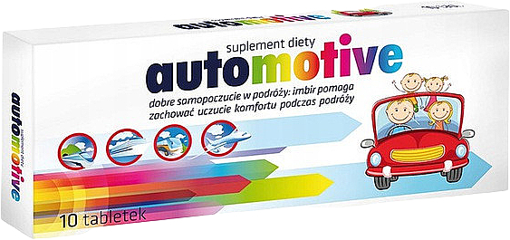 Suplement diety na chorobę lokomocyjną - Dr Vita Automotive Dietary Supplement — Zdjęcie N1