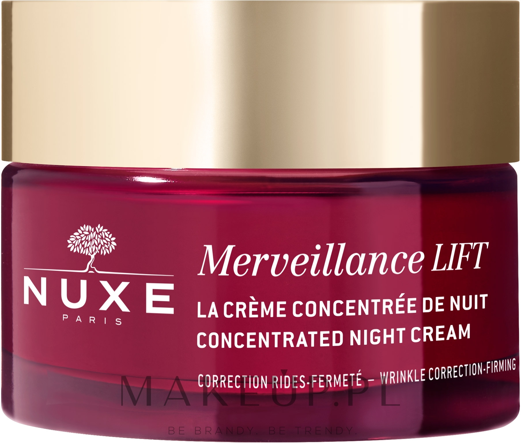 Liftingujący krem do twarzy na noc - Nuxe Merveillance Lift Concentrated Night Cream — Zdjęcie 50 ml