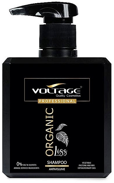 Szampon zapobiegający puszeniu się włosów - Voltage Shampoo Antivolume Organic Liss — Zdjęcie N1