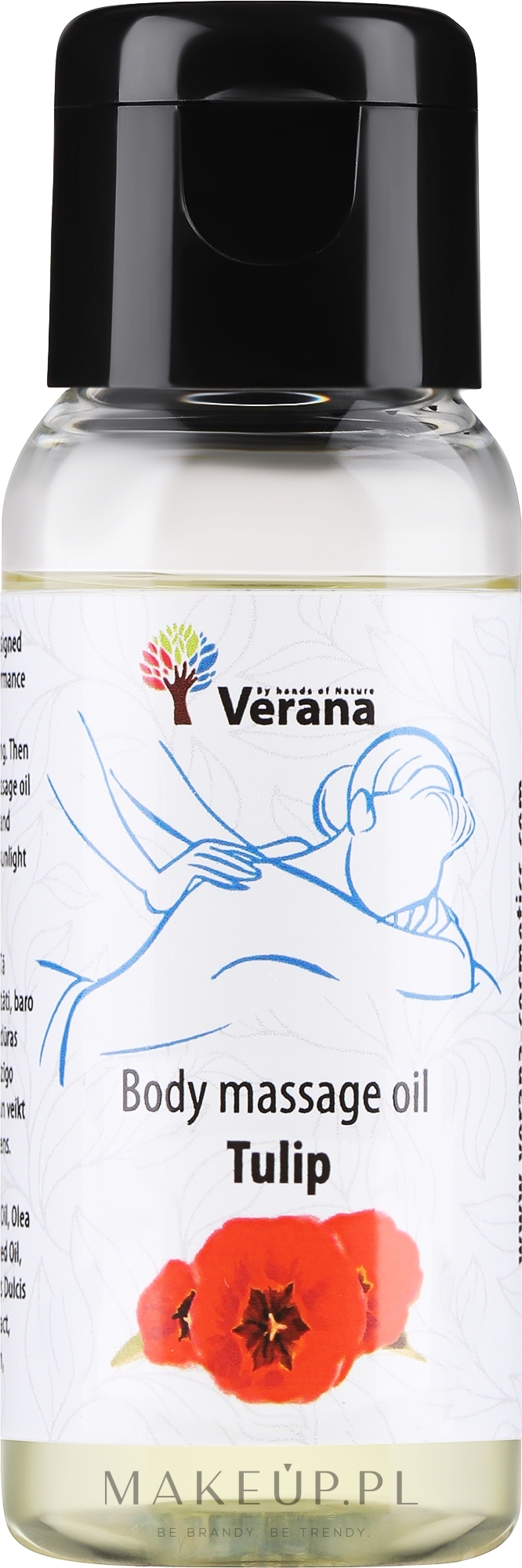 Olejek do masażu ciała Tulip Flower - Verana Body Massage Oil — Zdjęcie 30 ml