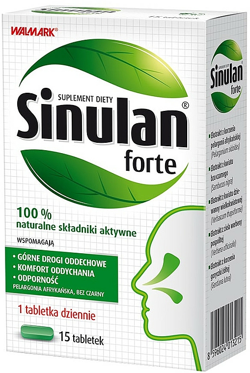 Preparat na wzmocnienie odporności - Walmark Sinulan Forte  — Zdjęcie N1