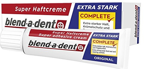 Krem do mocowania protez - Blend-A-Dent Super Adhesive Cream Original Complete (12x47g) — Zdjęcie N1