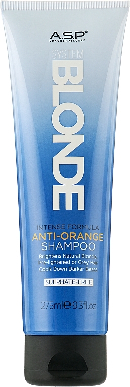Szampon redukujący pomarańczowe odcienie włosów - Affinage Salon Professional System Blonde Anti-Orange Shampoo — Zdjęcie N1