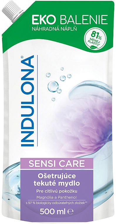 Mydło w płynie do rąk - Indulona Sensi Care Liquid Hand Soap Refill — Zdjęcie N1