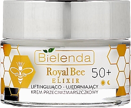 Liftingująco-ujędrniający krem przeciwzmarszczkowy - Bielenda Royal Bee Elixir Face Care — Zdjęcie N2