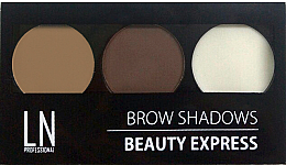 Kup Ekspresowy zestaw do makijażu brwi - LN Professional Brow Shadows Beauty Express Kit