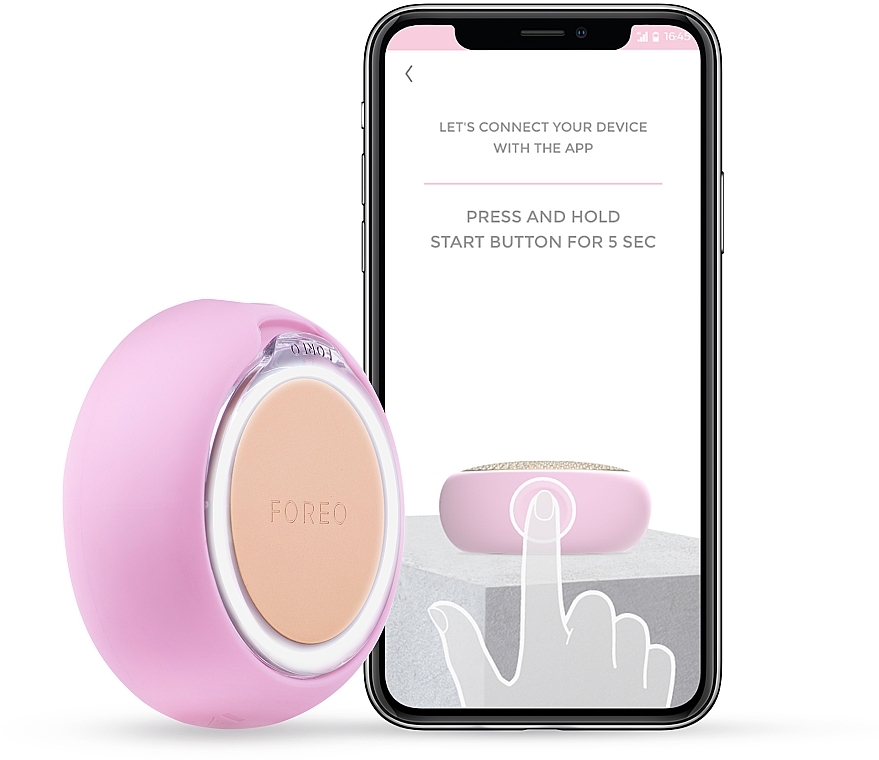 PRZECENA! Urządzenie do nakładania maseczki na twarz - Foreo UFO 2 Power Mask Light Therapy Device Pearl Pink * — Zdjęcie N4