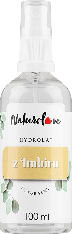 Hydrolat z korzenia imbiru - Naturolove Hydrolat — Zdjęcie N1