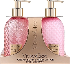 Kup Zestaw - Vivian Gray White Musc & Ananas (h/soap/300ml + h/lot/300ml)