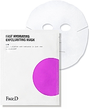 Kup Nawilżająca złuszczająca maska do twarzy - FaceD Fast Hydrating Exfoliating Mask