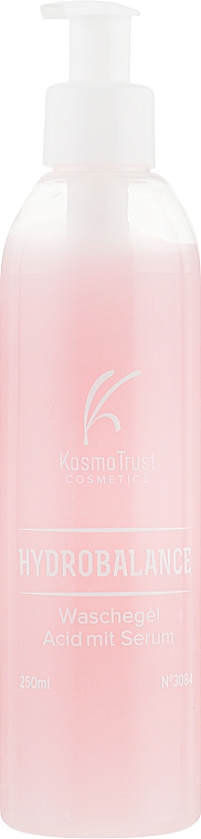Żel myjący do mycia twarzy z kwasami - KosmoTrust Cosmetics Hydrobalance Waschegel Acid mit Serum — Zdjęcie N1
