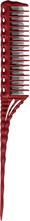 Grzebień do włosów - Y.S.Park Professional 150 Tail Combs Red — Zdjęcie N1