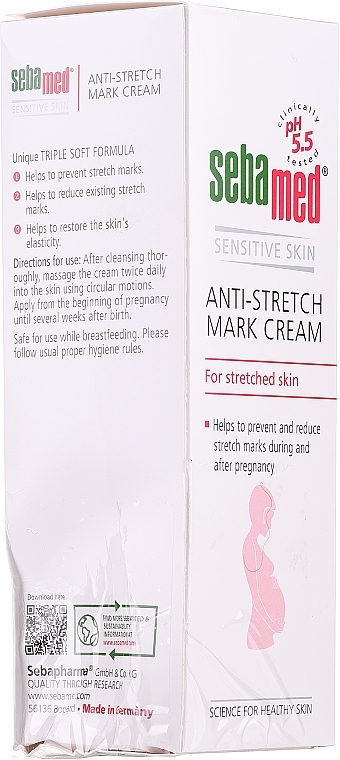 PRZECENA! Krem na rozstępy - Sebamed Anti Stretch Mark Cream * — Zdjęcie N2