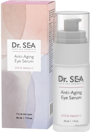 Serum pod oczy z Q10 i witaminą C - Dr. Sea Anti-Aging Eye Serum — Zdjęcie N1