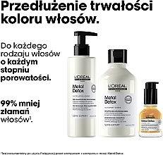 PRZECENA! Profesjonalna pielęgnacja przed szamponem zmniejszająca porowatość wszystkich rodzajów włosów, zapobiegająca łamaniu i niepożądanym zmianom koloru - L'Oreal Professionnel Serie Expert Metal Detox * — Zdjęcie N11