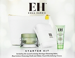 Kup Zestaw - Emma Hardie Starter Kit (f/balm/50ml + cloth/1pcs + f/cr/15ml + bag)