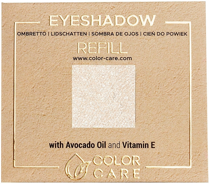 Perłowy cień do powiek (wymienny wkład) - Color Care Pearl Pressed Eyeshadow Refill — Zdjęcie N1